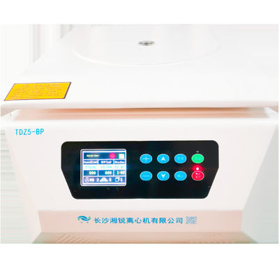 TDZ5-BP Medical Centrifuge Machine 5500r/Min Max Speed 35Kg Net weight
