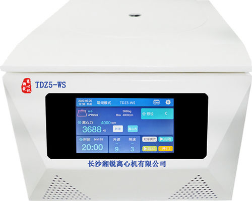 Low Speed Bench Top Centrifuge Machine Maximum Relative Centrifugal Force 5350xg