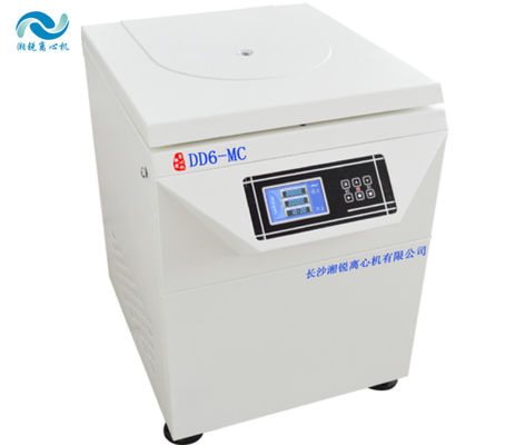 6000r/min Lab Low Speed Centrifuge Machine With 10 Program Speed Decrease Curves