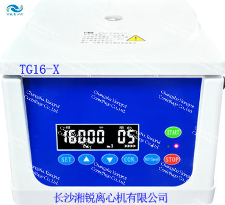 16500r/Min High Speed Centrifuge Machine 4x100ml Capacity 23669xg AC220V 50Hz 10A