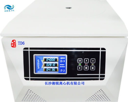 Desktop Medical Centrifuge Machine AC220V 50Hz Power Supply 6060xg Relative Force