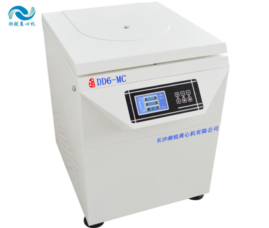 6000r/min Lab Low Speed Centrifuge Machine With 10 Program Speed Decrease Curves