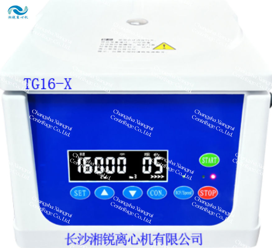 16500r/Min High Speed Centrifuge Machine 4x100ml Capacity 23669xg AC220V 50Hz 10A